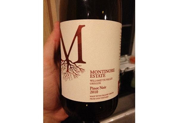 November 28, Thanksgiving: 2010 Montinore Estate Pinot Noir; Williamette Valley, Oregon; $17 - $19