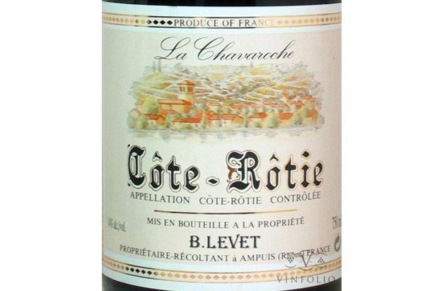 December 22: 2003 Bernard Levet Cote-Rotie la Chavaroche; Rhone, France; $96