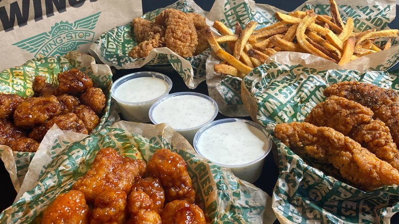 Wingstop tenders and boneless wings