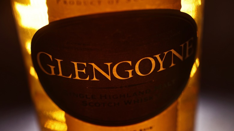 Glengoyne whisky label