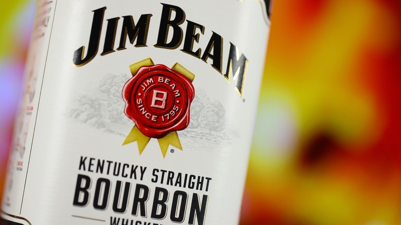 Jim Beam bourbon label