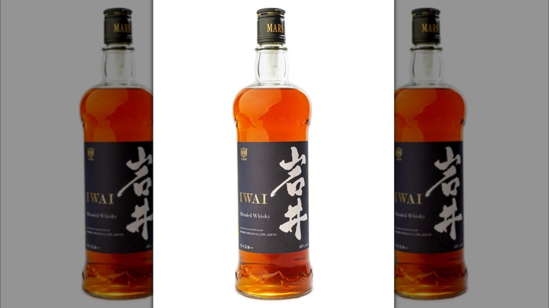 bottle of Iwai whisky