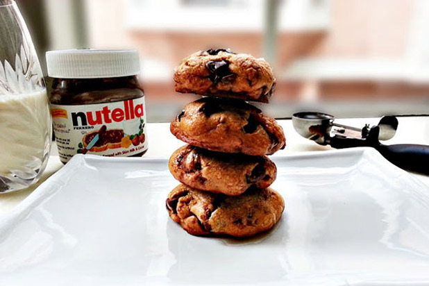 Nutella Stuffed Chocolate Chip Cookie Recipe