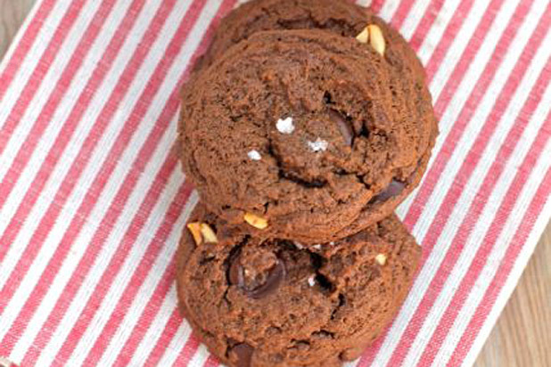 Salted Chocolate and Peanut Butter Cookie Recipe