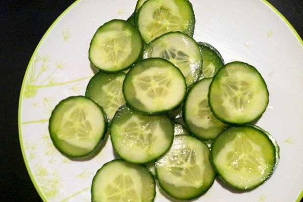 Cucumber Salad with Vinegar-Soy Dressing