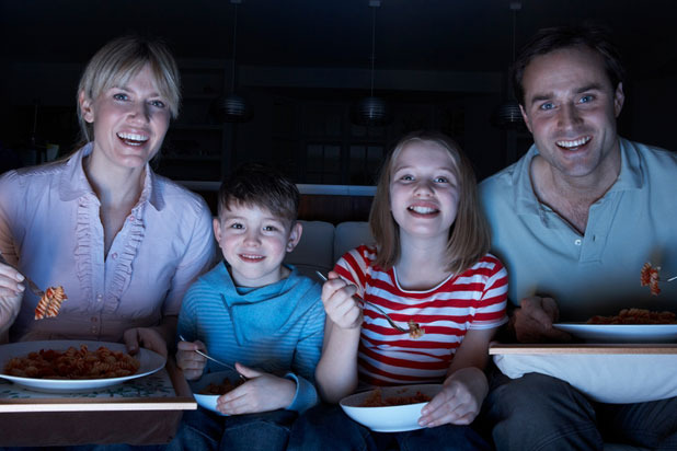 Pre-Christmas Retro TV Dinner Party