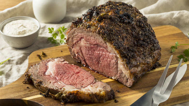 Boneless prime rib roast