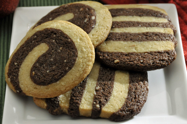 Nutella Amaretto Icebox Cookies with Almonds