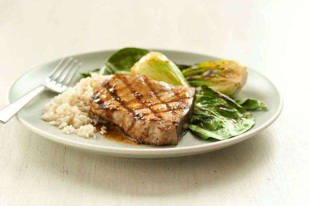 Grilled Chile-Garlic Swordfish Recipe