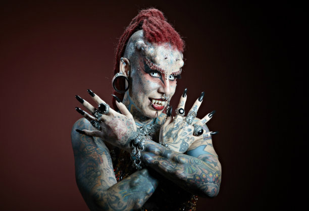 Most Body Modifications by a Female