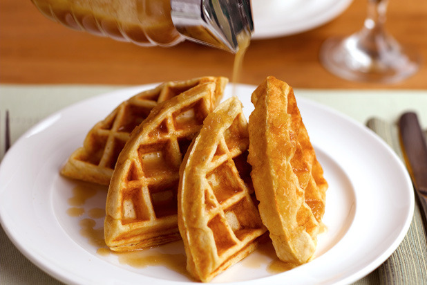 1. Four-Grain Waffles