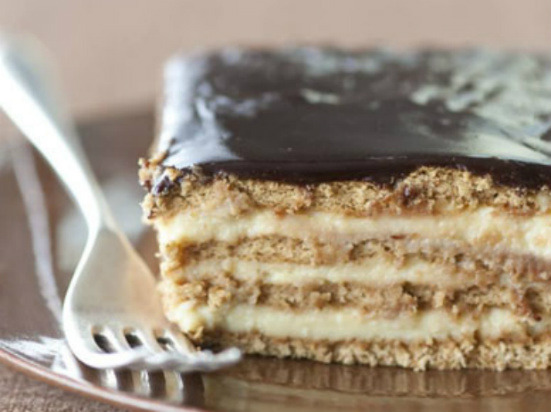 No-Bake Boston Cream Pie Strata