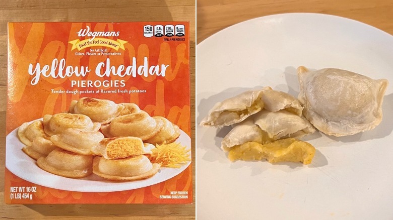 Wegmans yellow cheddar pierogies