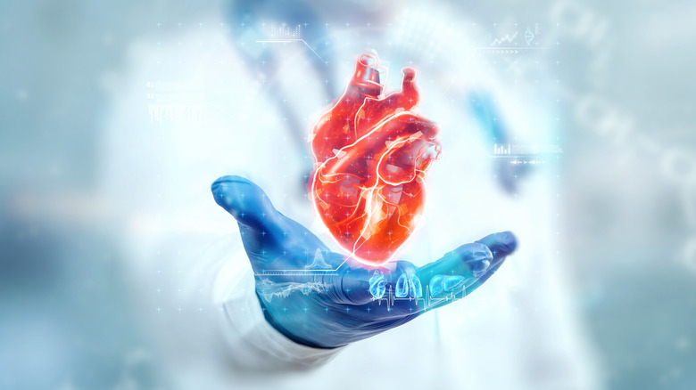 hologram of a heart