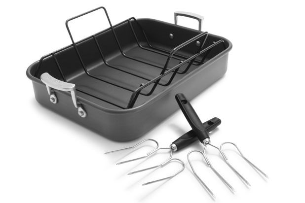 Sur La Table Hard Anodized Roasting Pan - $170