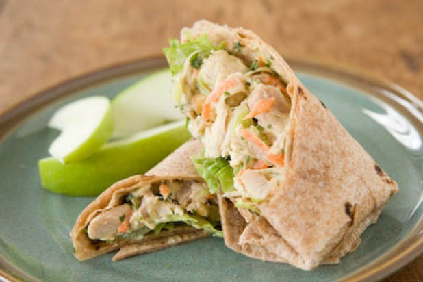 Coconut Curry Chicken Wrap