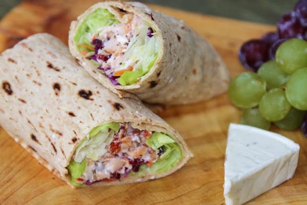 Cranberry Cherry Chicken Wrap