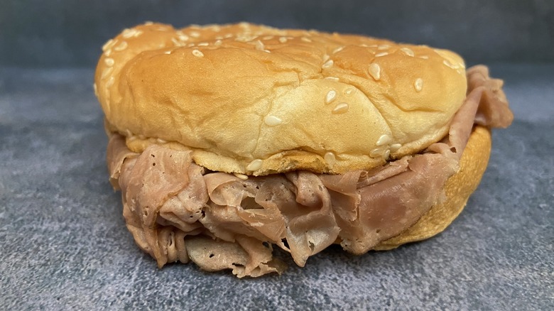 Arby's classic roast beef sandwich