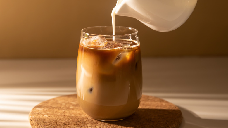 A glass of cold brew coffee