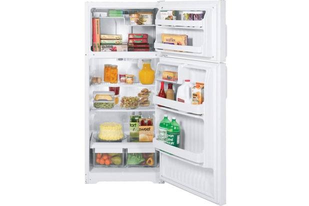 GE 28-Inch Width 16.6 Cubic Feet Top Freezer Refrigerator