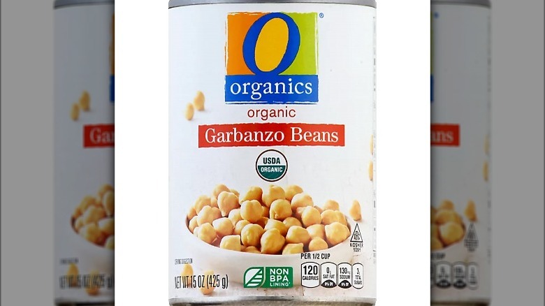 O Organics chickpea can