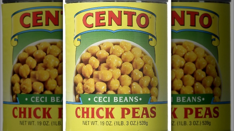 Cento chickpeas can