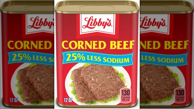 Libby's corned beef 25% less sodium