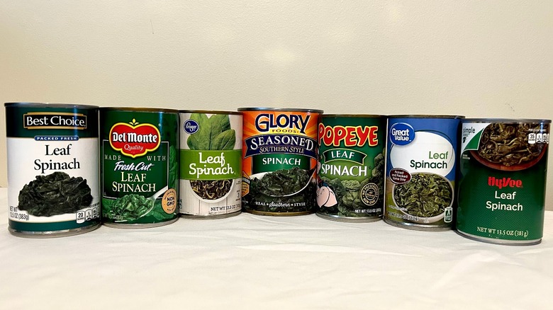 7 Canned Spinach Brands, Ranked