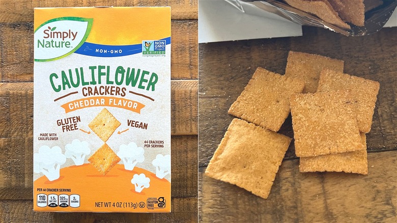 Simply Nature cauliflower crackers