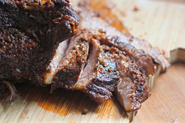 What Jew Wanna Eat — Bourbon and Coffee Braised Brisket with Cranberry Sauce