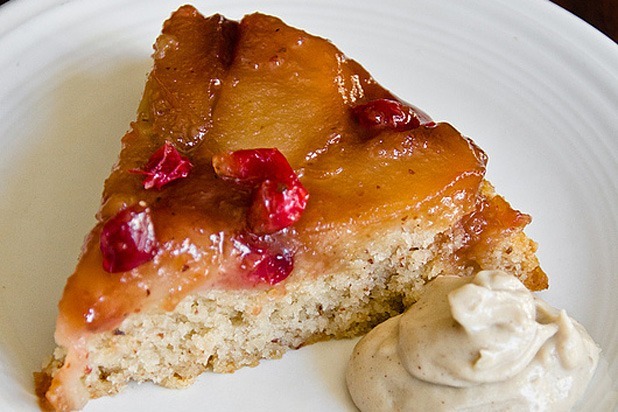 Art & Lemons — Vegan Apple Cranberry Upside-Down Cake