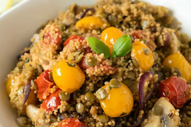 A Family Feast — Couscous with Lentils and Vegetables