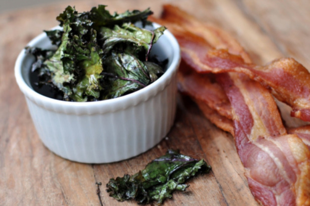 Bacony Salt & Vinegar Kale Chips