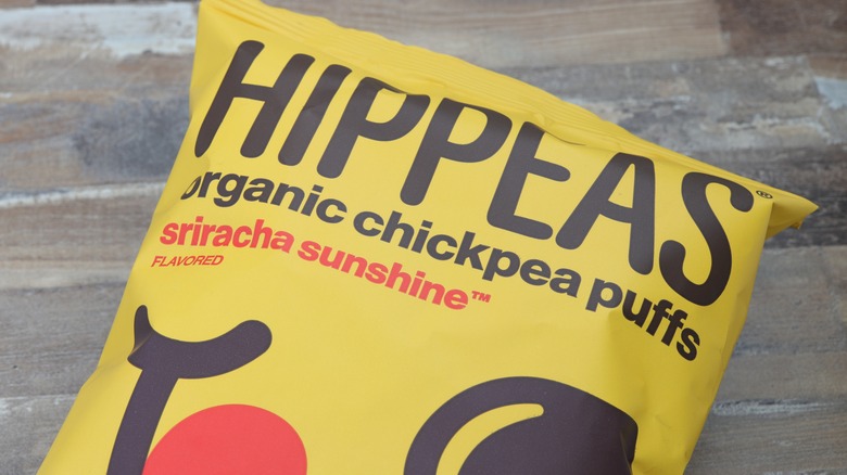 bag of sriracha sunshine Hippeas 