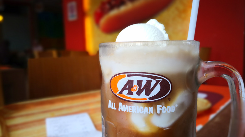 A&W root beer float