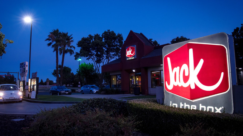 Jack in the box sign