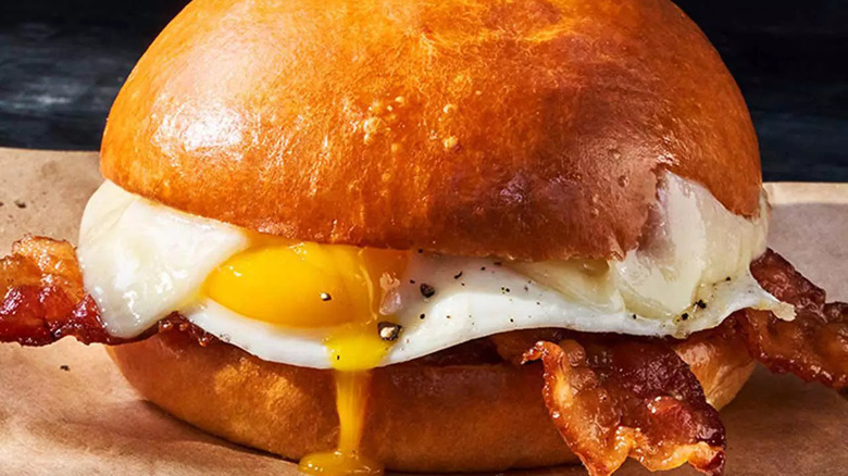 Bacon egg and cheese sandwich