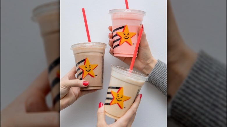 Carl's Jr. milkshakes