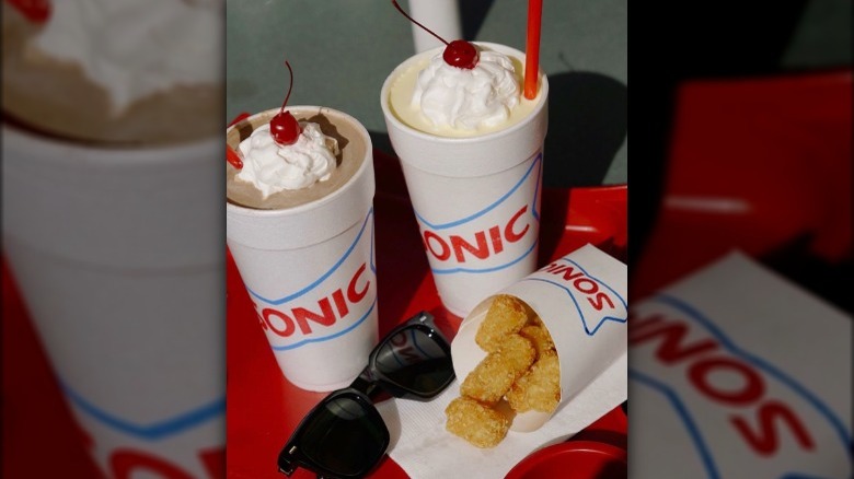 Sonic Drive-In milkshakes