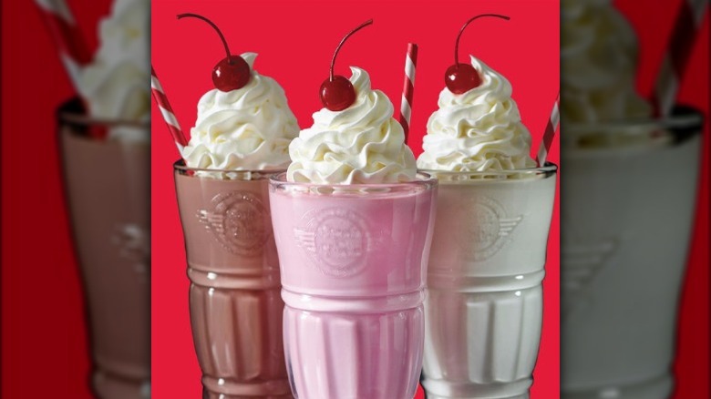 Steak 'n Shake milkshakes