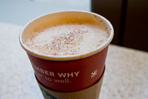 Starbucks: Eggnog Latte