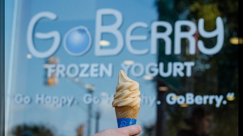 Froyo and store front window