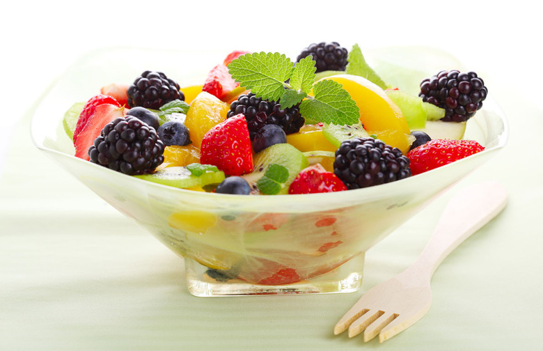 Fruit Salad with Herb Syrup