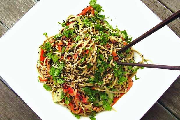 Sesame Soba Noodle Salad