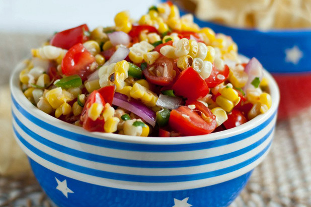 Grilled Sweet Corn Salsa