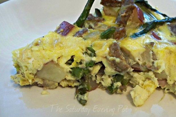 Red Potato and Asparagus Frittata