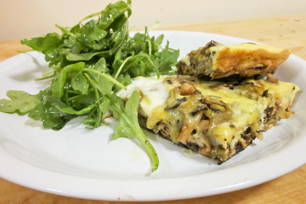 Artichoke and Mushroom Frittata