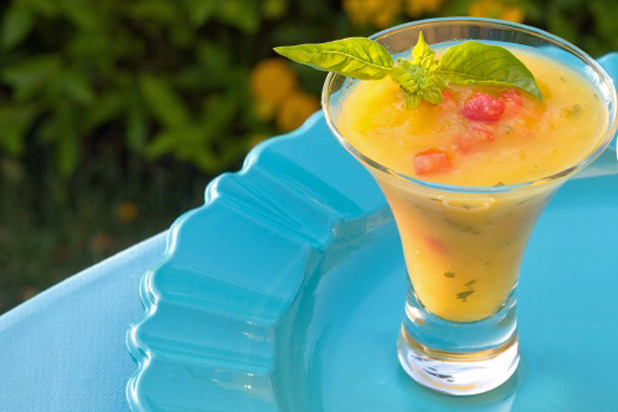 Chilled Pineapple Gazpacho