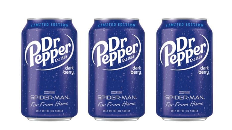 Dark Berry Dr. Pepper cans