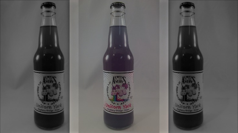 Avery's Unicorn Yack soda